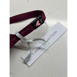 Victoria's Secret Burgundy T-Shirt Collection Bra 34D‎ Plunge Push Up
